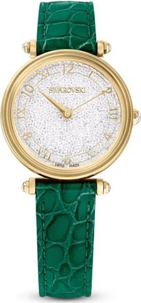 Swarovski Crystalline Wonder Horloge - Dames - Horloges - Wit - ONE Size - Leer - Accessoires