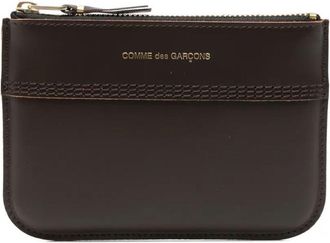 Comme Des Garçons Leather Coin Pouch With Zip Accessories