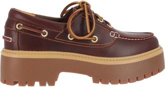 Timberland Stone Street bootschoen - Dames - Schoenen - Rood - Maat: 39 EU Leer
