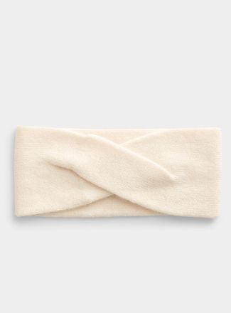 Simons Womens Delicate twist cashmere headband
