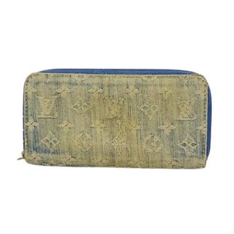 Louis Vuitton Pre-owned Wallets, unisex, Blue, Size: ONE SIZE Pre-owned Long wallet (bi-fold)