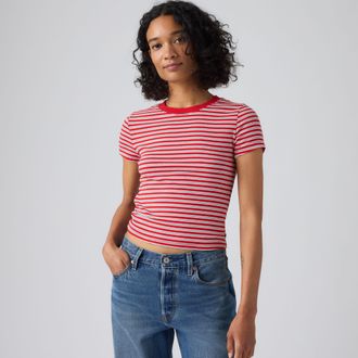 Levi's Essential Baby Tee - Womens - XS - Red