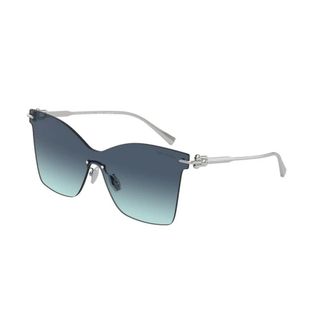 Tiffany & Co. Blauwe Hemelse Gradi&euml;nt Zonnebril - unisex - Zonnebrillen - Veelkleurig - 43 MM - Accessoires