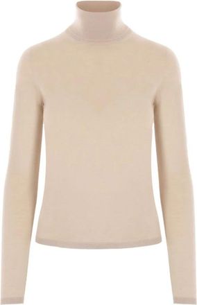 Max Mara Beige Kasjmier Trui - Dames - Cashmere truien - Beige - XL - Kasjmier - Truien & Vesten