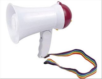 Trade Shop Trade Shop - Mini Megafono Portatile Altoparlante Vocale Musicale De Viaggio Ported 100 Mt