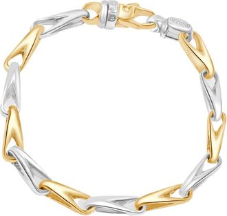 Pompeii3 Mens Link 14k Gold (30gram) or Platinum (48gram) 6mm Bracelet 8.5