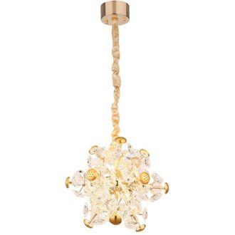 Globo Lighting Globo - lampada a sospensione - FLORIELLA - oro - vetro - &Oslash; 40cm