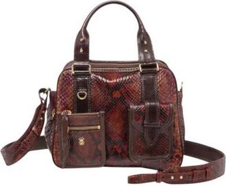 CLARIS VIROT Richie Double Bag - Dames - Handtassen - Rood - ONE Size - Leer - Tassen