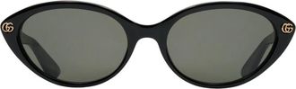 Gucci Gg2110s Sunglasses - female - Gucci - Sunglasses - Black - 54 MM - Accessories