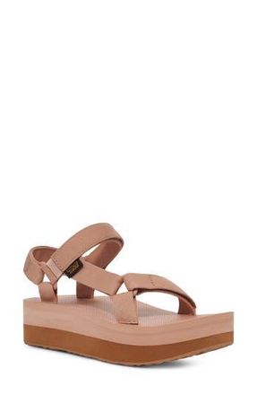 Teva Universal Platform Sandal in Maple Sugar/Lion at Nordstrom Rack, Size 6
