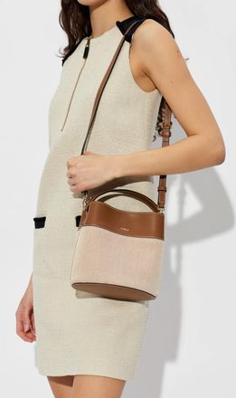 Furla Amelia Mini Hand Bag, Bucket Bag, Womens, Brown
