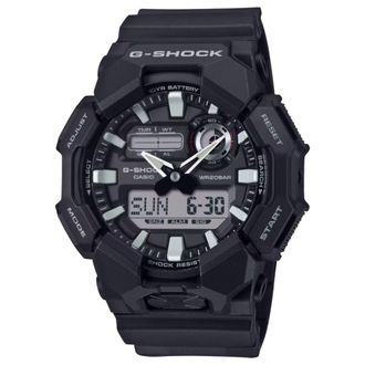 Casio G-SHOCK Mens Black Dial Analog Watch Black Resin Strap - GA-010-1ADR