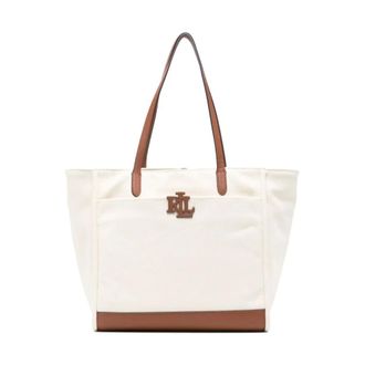 Ralph Lauren Tote Bags, female, Beige, Size: ONE SIZE Cameryn Large Tote