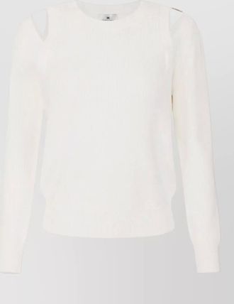 Elisabetta Franchi cutout knit sweatshirt