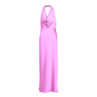 Simona Corsellini Mouwloze Viscose Jurk - Dames - Avondkleed - Roze - M - Kleedjes