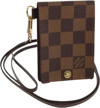 Louis Vuitton Pre-owned Mini Bags, female, Brown, Size: ONE SIZE Pre-owned Canvas Wallet