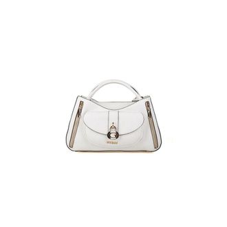 Guess Handbags, female, White, Size: ONE SIZE Jessa Girlfriend Satchel