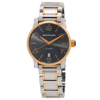 Montblanc Timewalker Automatic Grey Dial Mens Watch MB106501