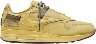 Nike Travis Scott Cactus Jack Goud Sneakers - Heren - Hardloopschoenen - Geel - 40 1/2 EU - Leer - Fitness