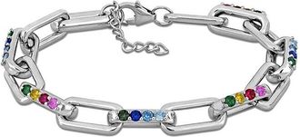 Rina Limor Silver 2.28 Ct. Tw. Gemstone Bracelet