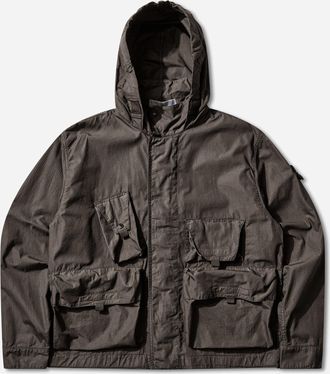 Stone Island Men s Cotton Nylon Micro Ripstop Field Jacket Charcoal