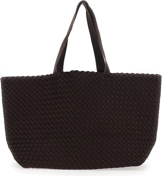 Naghedi Womens Tote Bag Como Brown Ecoleather
