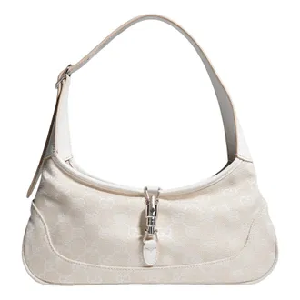 Gucci (WMNS) Gucci Jackie Slim Medium Shoulder Bag White 863137-FAFV4-9551