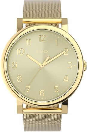 Timex OG 38mm Stainless Steel Bracelet Watch in Gold-Tone at Nordstrom