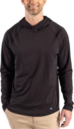 Cutter & Buck Prospect Epic Confidence Featherlight Performance Pullover Hoodie) in Black at Nordstrom, Size Xxx-Large