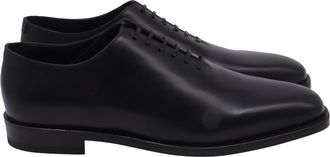 Ferragamo Ferragamo Angiolo Lace-Up Dress Shoes in Black Leather