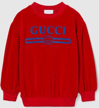 Gucci Kids - Chenille Sweatshirt, Red, Ready-to-wear