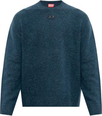 Diesel Casual Relaxed Fit Knit Sweater with Textured Weave