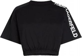 Karl Lagerfeld Mujer, Camisetas, Negro, Talla: S
