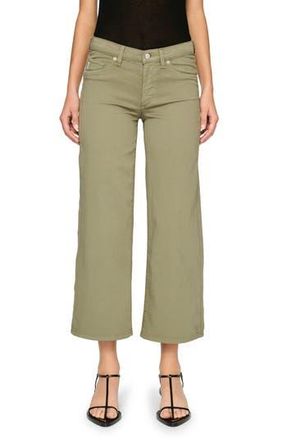 DL1961 Hepburn Ankle Wide Leg Jeans in Coastal Marsh Ultimate Knit at Nordstrom Rack, Size 26