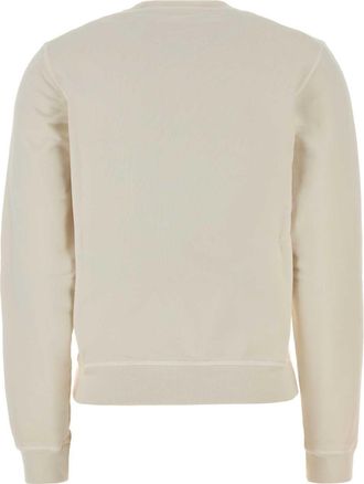 Maison Margiela Womens Cotton Sweatshirt White Sweater
