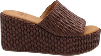 &Egrave; Mia Muiltje - Dames - Sleehakken - Bruin - 39 EU - Schoenen