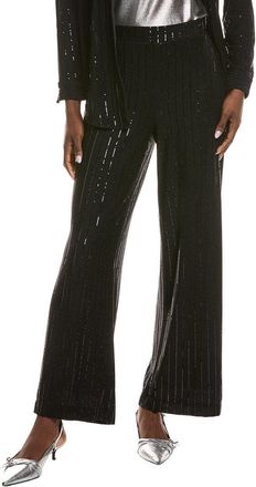 Anne Klein Pinstripe Pant