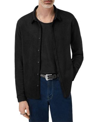 John Varvatos Dunford Jacquard Shirt
