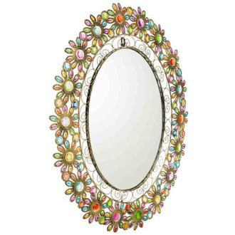 Wanderlust Deco Wanderlust Deco - Espejo Con Cristal Acrilico De Colores D55x55