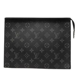 Louis Vuitton Pre-owned Clutches, female, Black, Size: ONE SIZE Pre-owned Monogram Eclipse Clutch