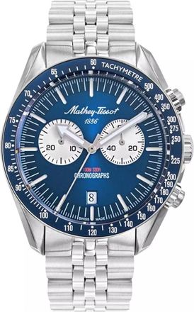 Mathey-Tissot Mathey-Tissot Mens Chronograph Blue Dial Watch