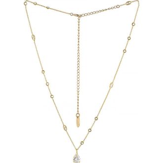 Ettika Cubic Zirconia Pendant Necklace in Gold at Nordstrom