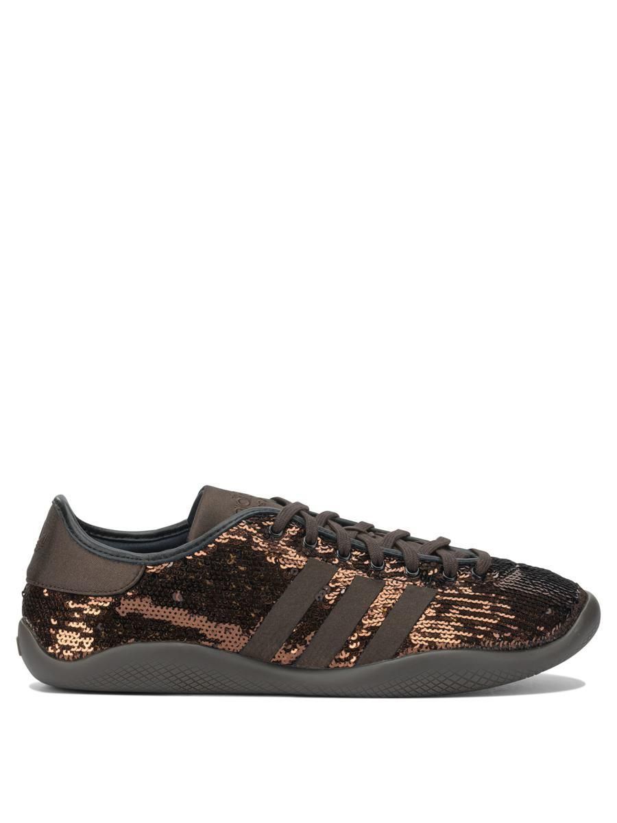 adidas gazelle silver green womens Samba Metallic Sneakers in silver leather – Deliberti main image 1