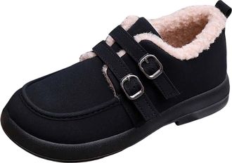 Generic Womens High Heels Shoes Outdoor Ski Boots Thickening Hiking Boot Warm Shoes Ski Boots Thickening Hiking Boot Warm Shoe Outdoor Booties Black