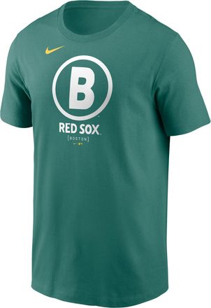 Nike Boston Red Sox City Connect Large Logo Nike Mens MLB T-Shirt in Green | N1993CCBQ-SCA