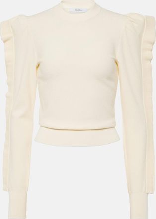 Max Mara Genero ruffled jersey sweater