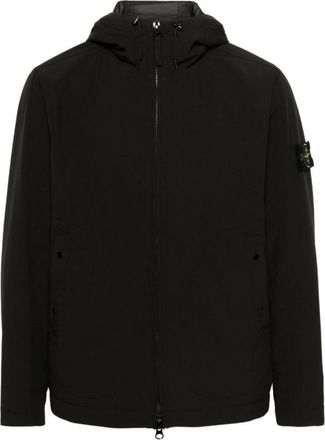 Stone Island Black Regular Hood Jacket