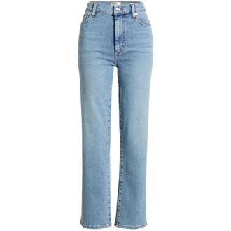 Frame Denim Frame Womens Le Sleek Straight High Rise Jeans, Ripple, 25