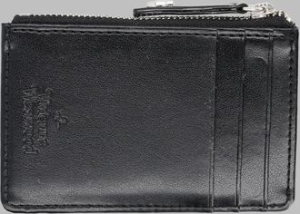 Vivienne Westwood Slim Orb Logo Card Case - Black
