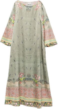 Pierre-Louis Mascia Bedrucktes Seidenkleid von Pierre Louis Mascia